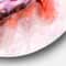 Designart - Portrait of Pink Flamingo III - Farmhouse Metal Circle Wall Art
